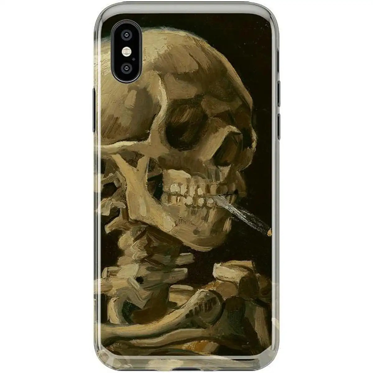 Van Gogh | Head of a Skeleton with a Burning Cigarette Phone Case