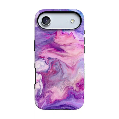 Tie Dying Over You | Purple Marble iPhone Case