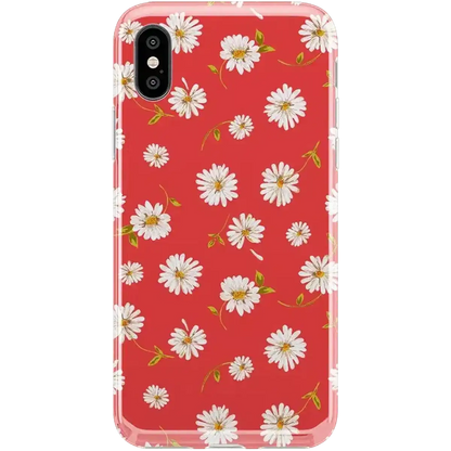 Daisy Daydream | Red Coral Floral Case