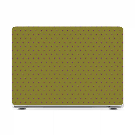 On the Dot | Moss & Plum Dots Laptop Shell