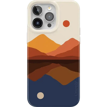 Opposites Attract | Day & Night Colorblock Mountains Case