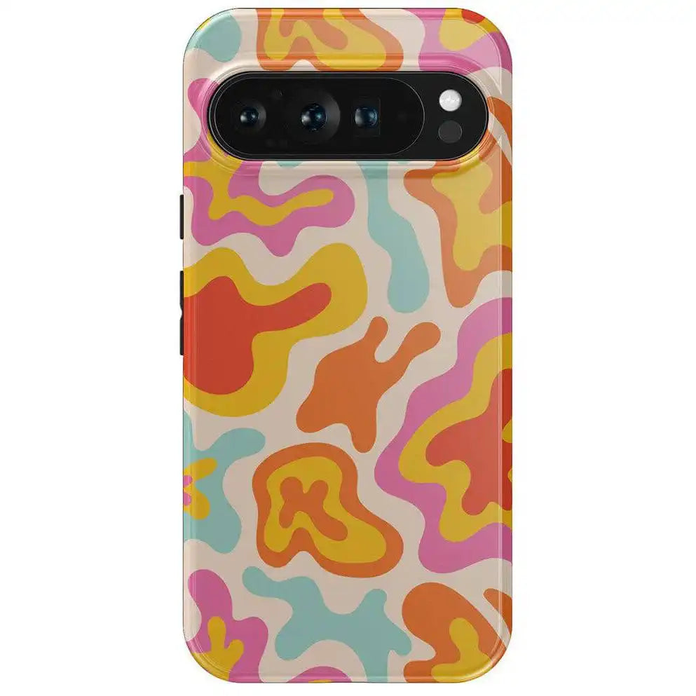 Tropical Color Splash | Abstract Retro Google Pixel Case