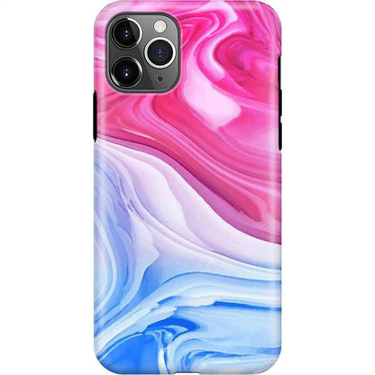 Land & Sea | Marble Swirl iPhone Case