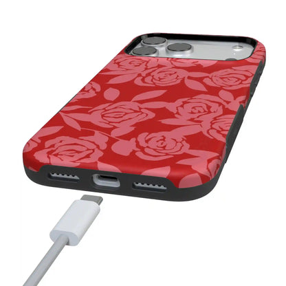 Final Rose | Red & Pink Floral Case