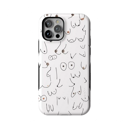 I'm With Her | Black & White Boobs Case