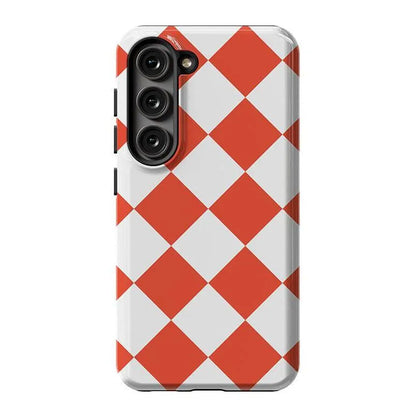 Red Checkerboard | High Contrast Design Case