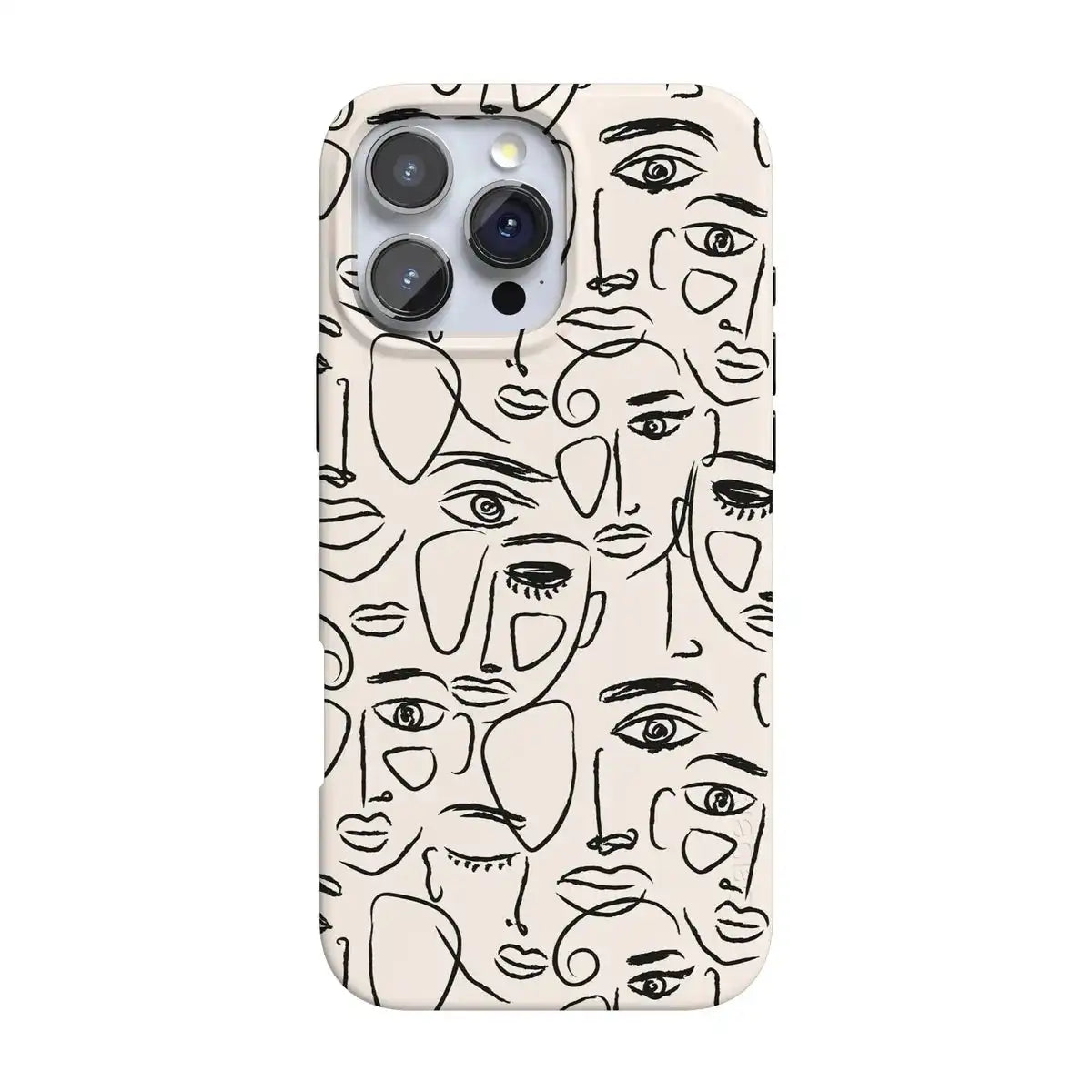 We're All Human | Minimal Face Art Case