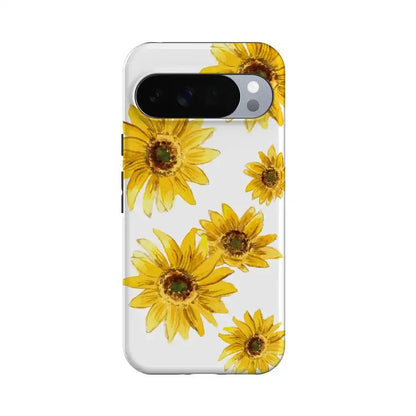 Golden Garden | Yellow Sunflower Floral Google Pixel Case