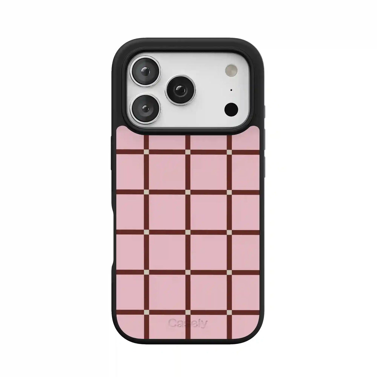 Uptown Gridlock | Pink Checkerboard Case