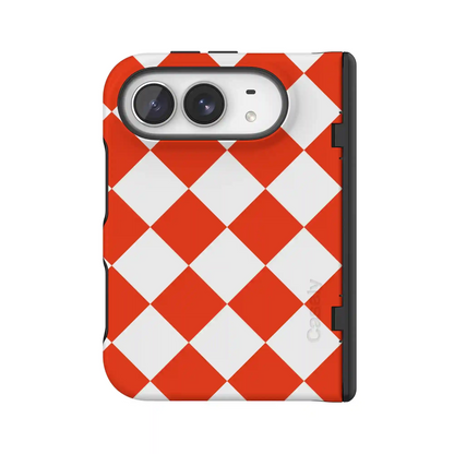 Red Checkerboard | High Contrast Design Case