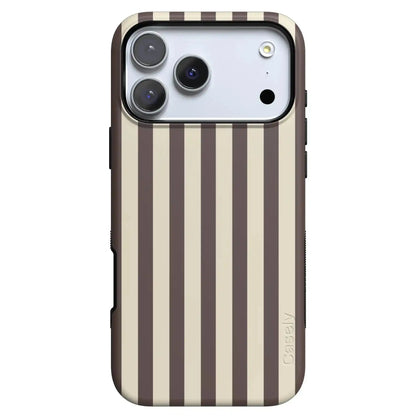 S'more Stripes | Brown Striped Case