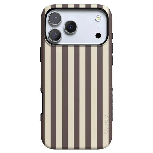 S'more Stripes | Brown Striped Case