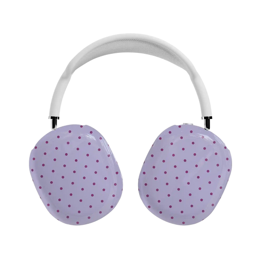 On the Dot | Purple & Plum Polka Dot AirPods Max Case
