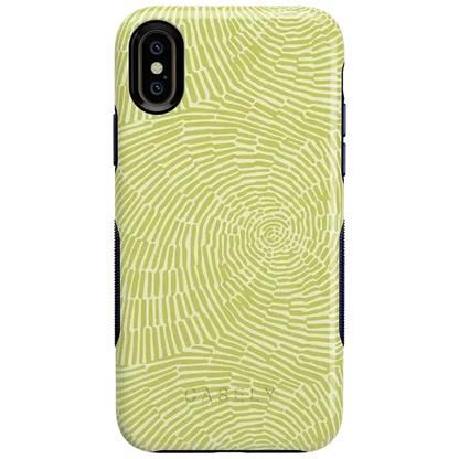 Swirl Away | Tea Green Geometric Case