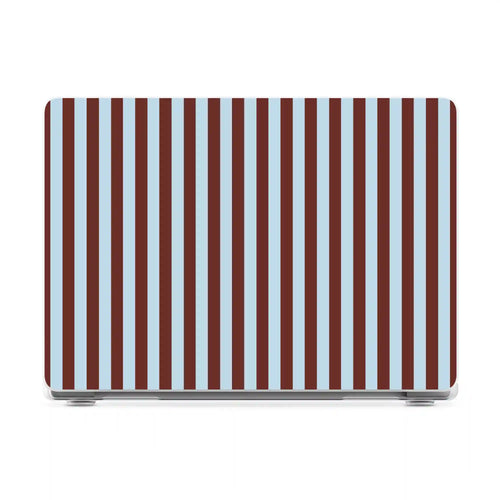 Sunday in Brooklyn | Blue Stripes Laptop Shell