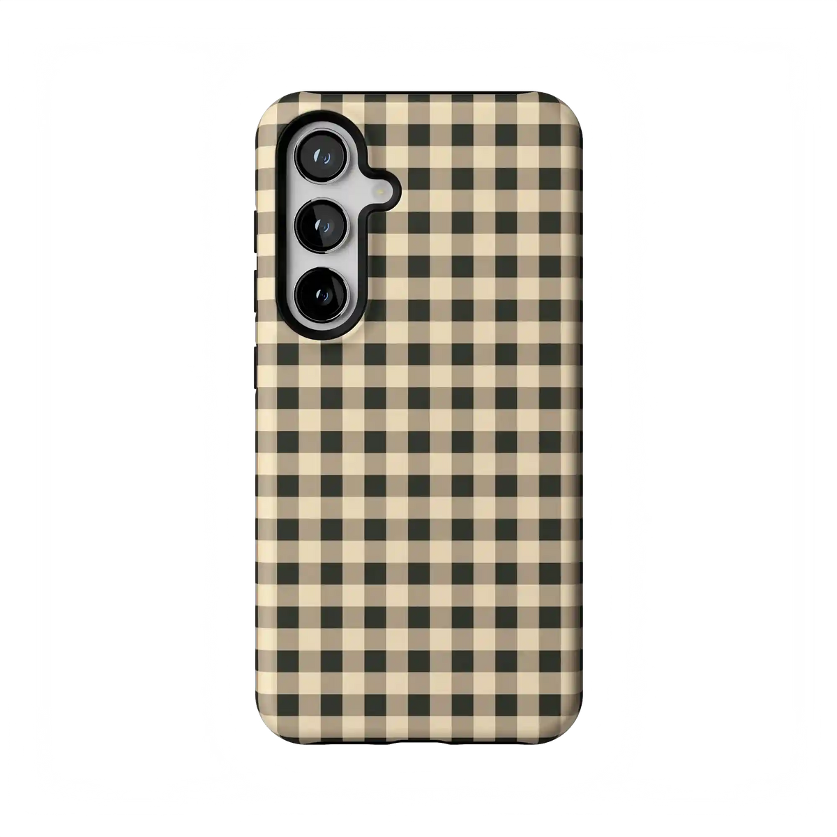 Cedar Lane | Black & Cream Gingham Case
