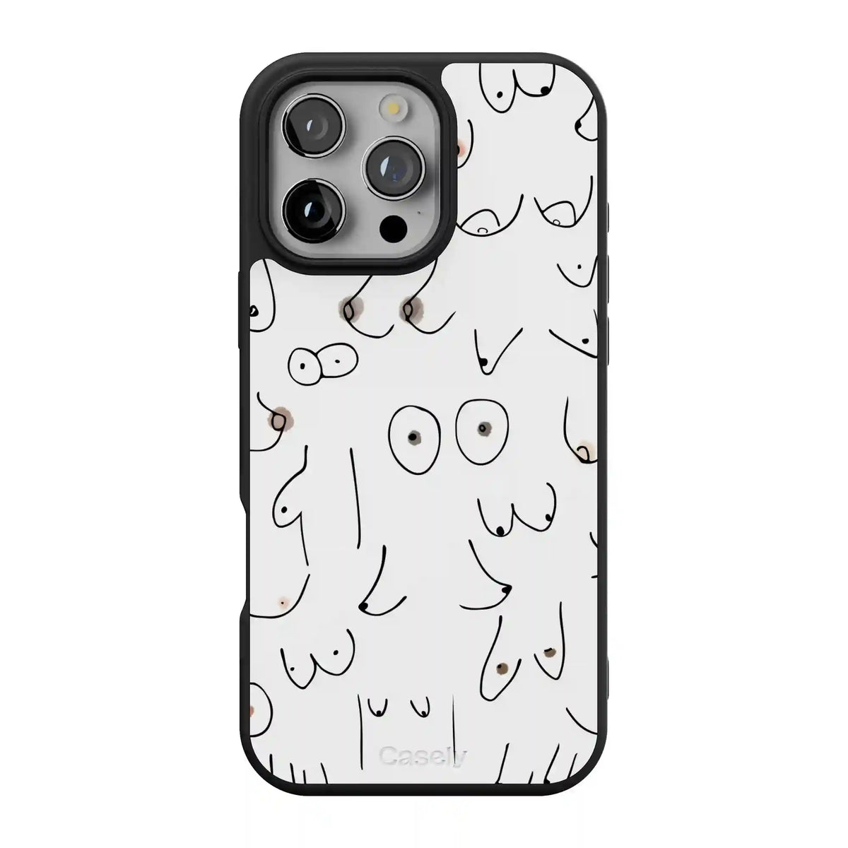 I'm With Her | Black & White Boobs Case