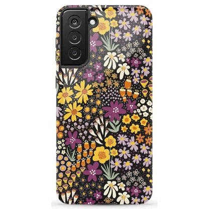 Falling for You | Plum Floral Samsung Case