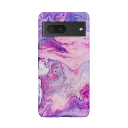 Tie Dying Over You | Purple Marble Google Pixel Case
