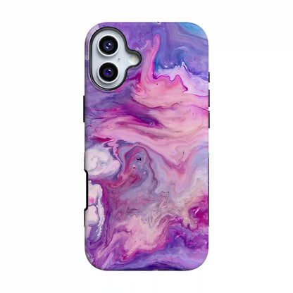 Tie Dying Over You | Purple Marble iPhone Case