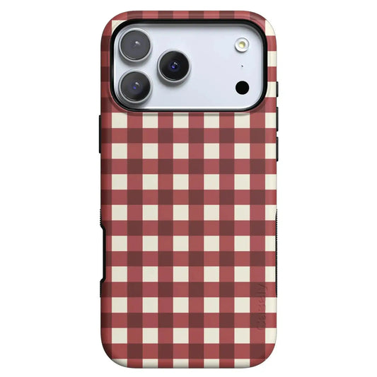 Checked Twice | Red Plaid Case