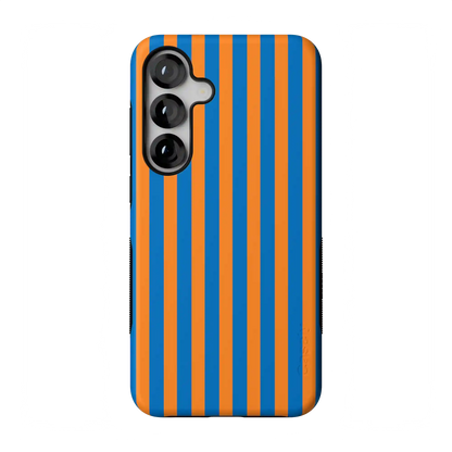 Go New York | Blue & Orange Stripes Case
