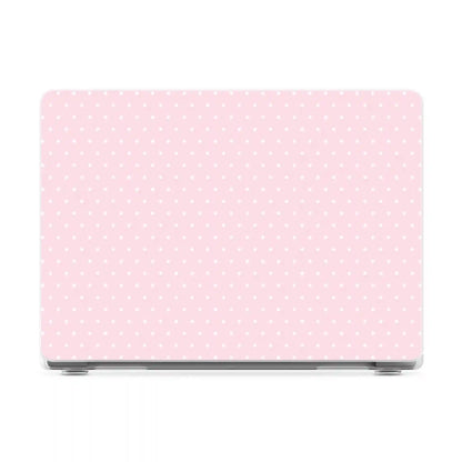 On the Dot | Pink & White Polka Dot Laptop Shell
