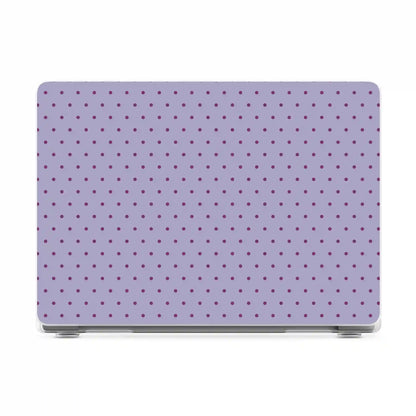 On the Dot | Purple & Plum Polka Dot Laptop Shell