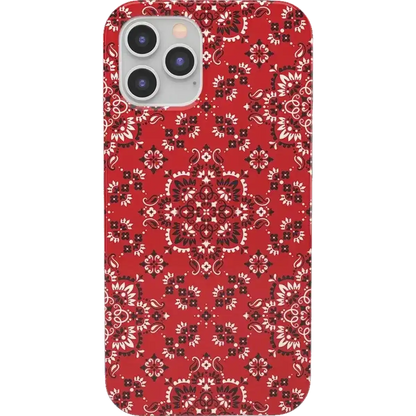 I'm with the Band | Red Bandana Print Case