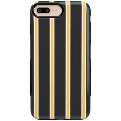 Fine Lines | Mustard Yellow Pinstripe iPhone Case