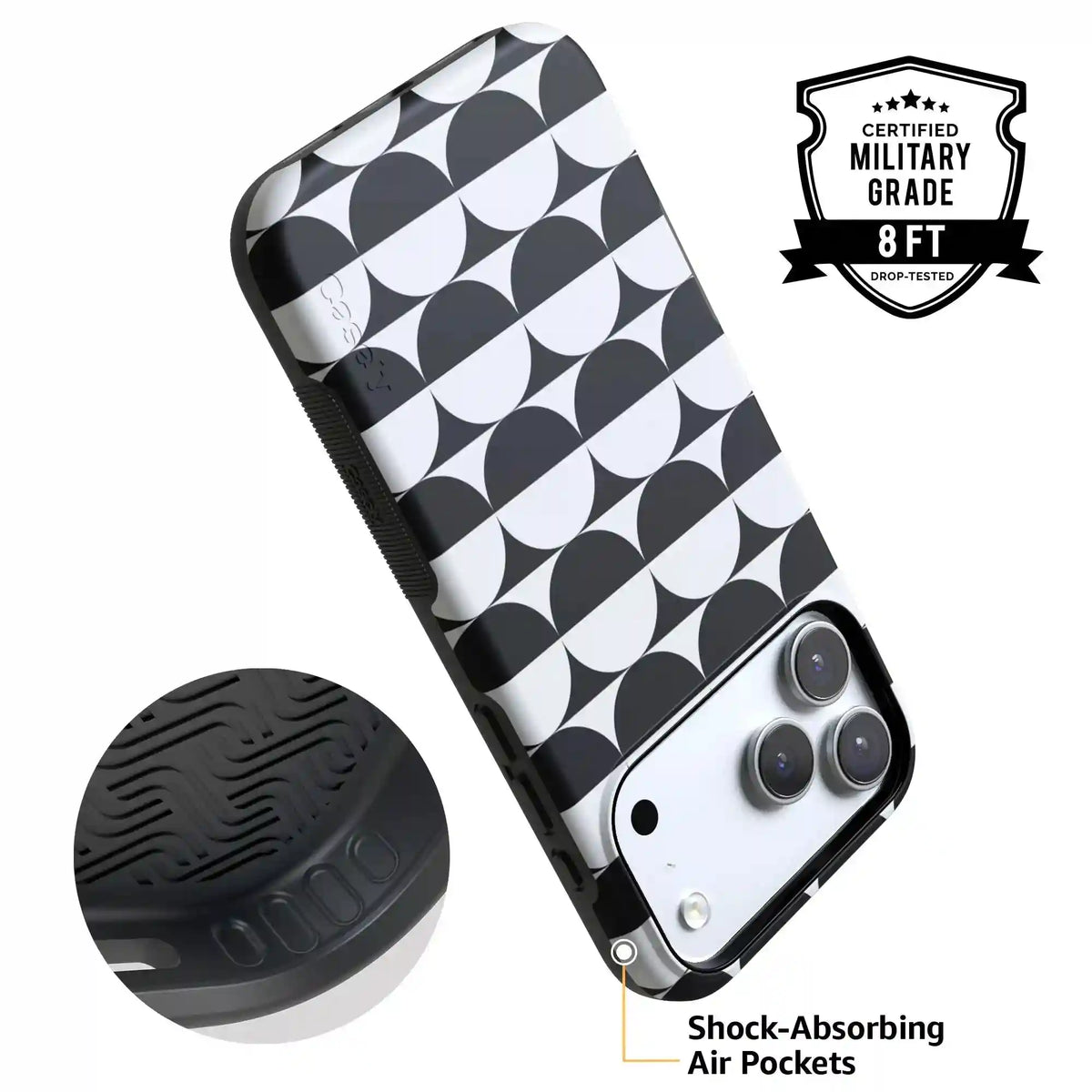 Half Moon | High Contrast Design Case