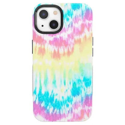 Wild & Free | Classic Rainbow Tie Dye iPhone Case
