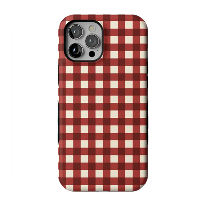 Checked Twice | Red Plaid Case