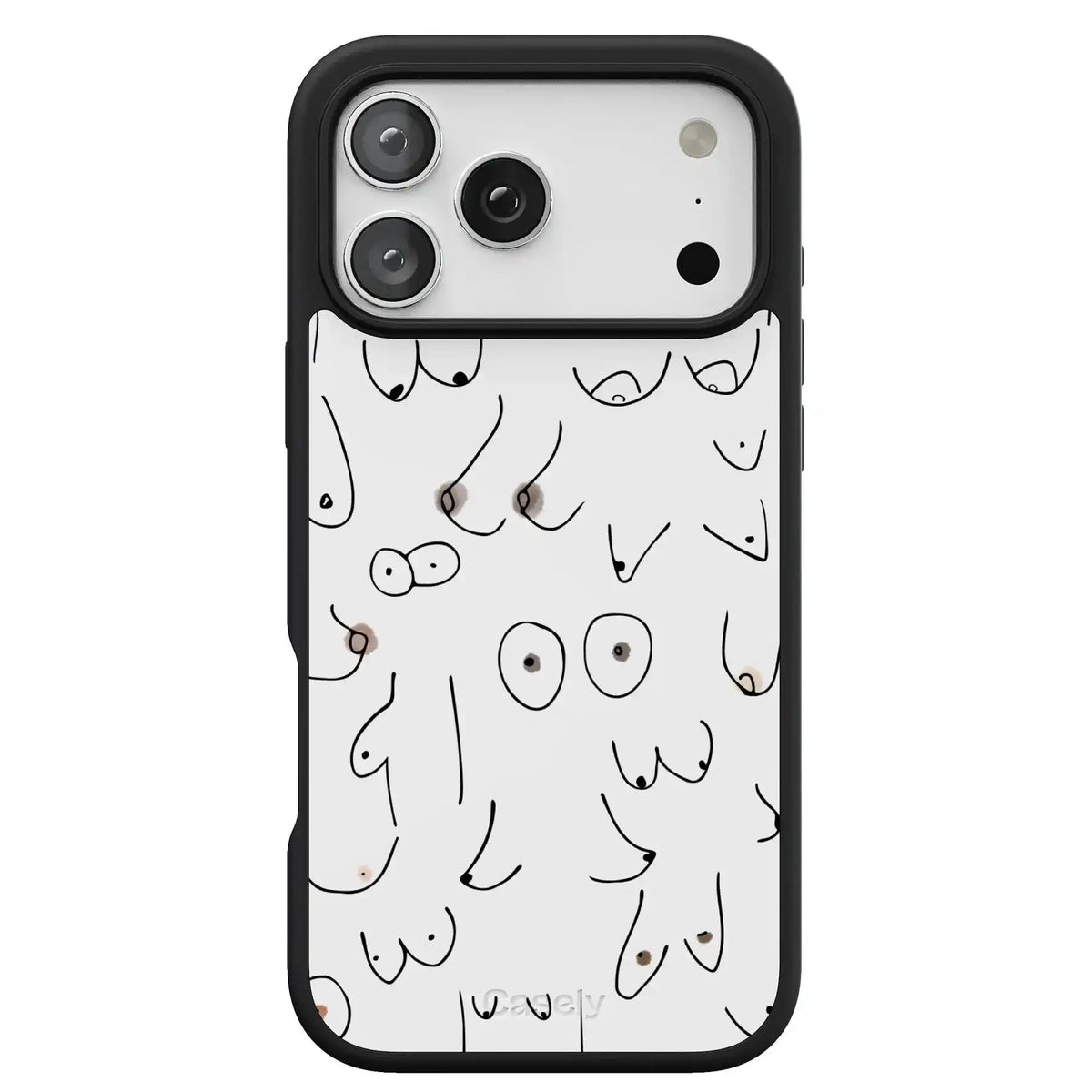 I'm With Her | Black & White Boobs Case
