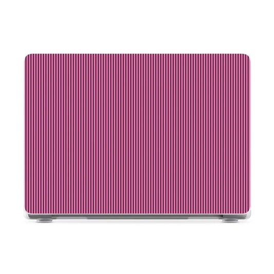 Stripes and the City | Pink & Purple Pinstripe Laptop Shell