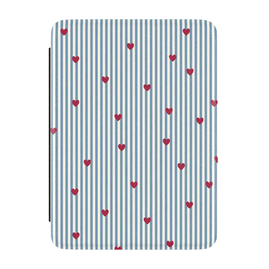 Love Lines | Blue Stripes Kindle Case