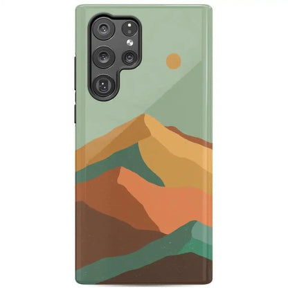Endless Peaks | Colorblock Mountain Samsung Case