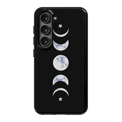 It's Just a Phase | Marble Moon Samsung Case