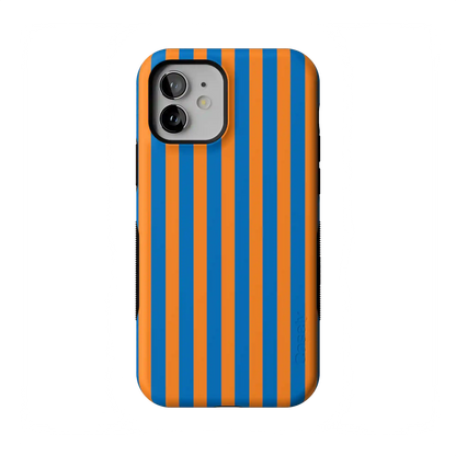 Go New York | Blue & Orange Stripes Case