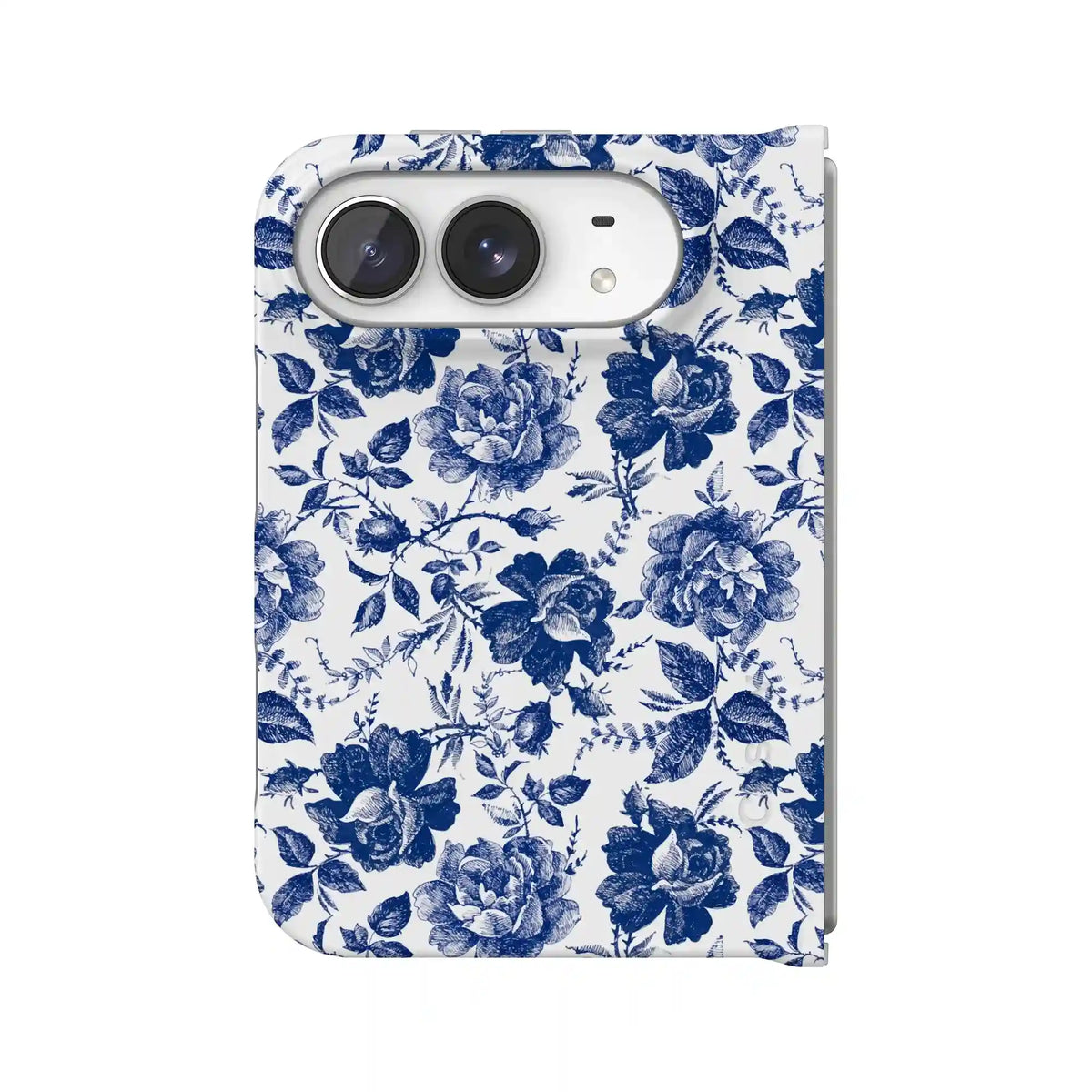 Rose to Fame | Blue & White Rose Floral Case