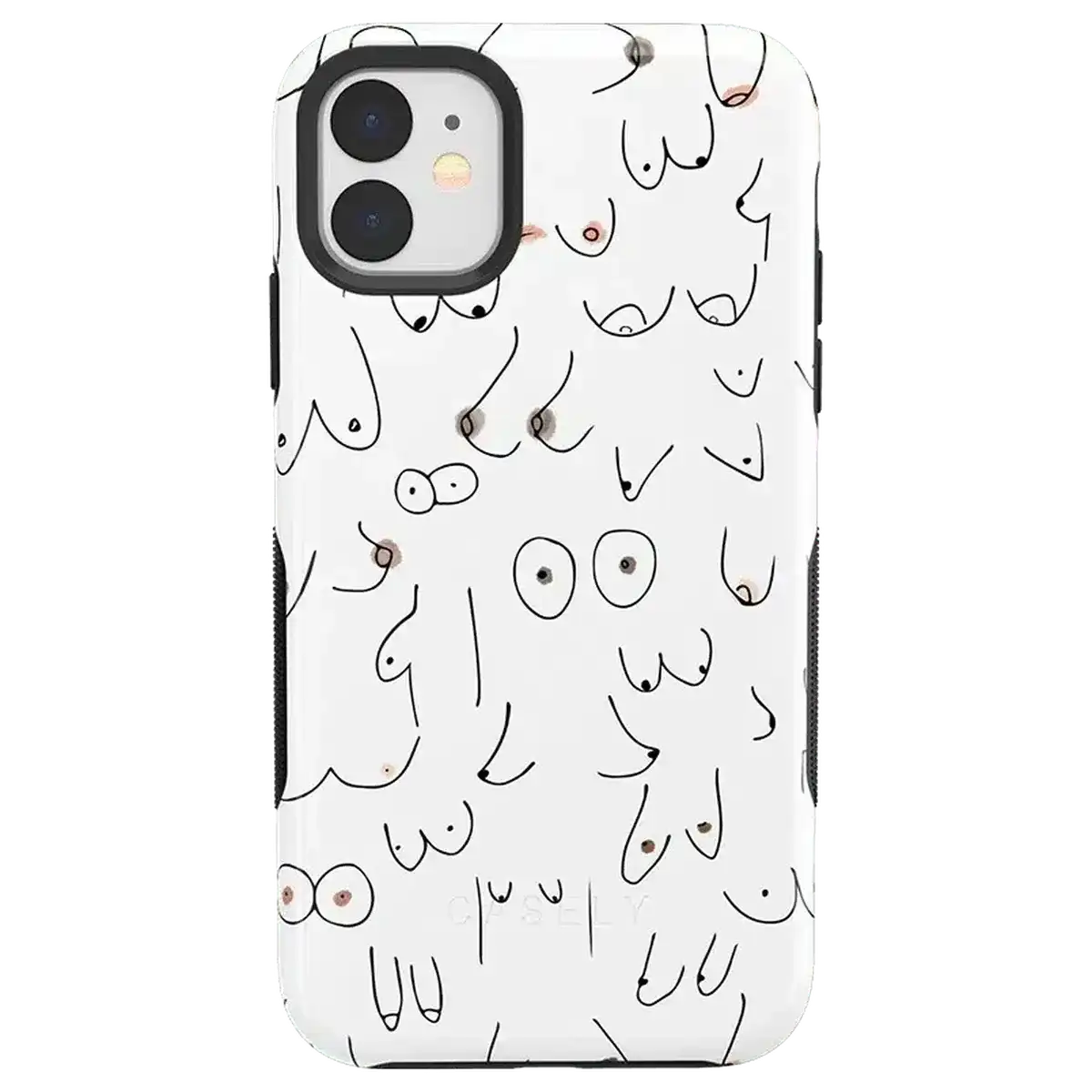 I'm With Her | Black & White Boobs Case