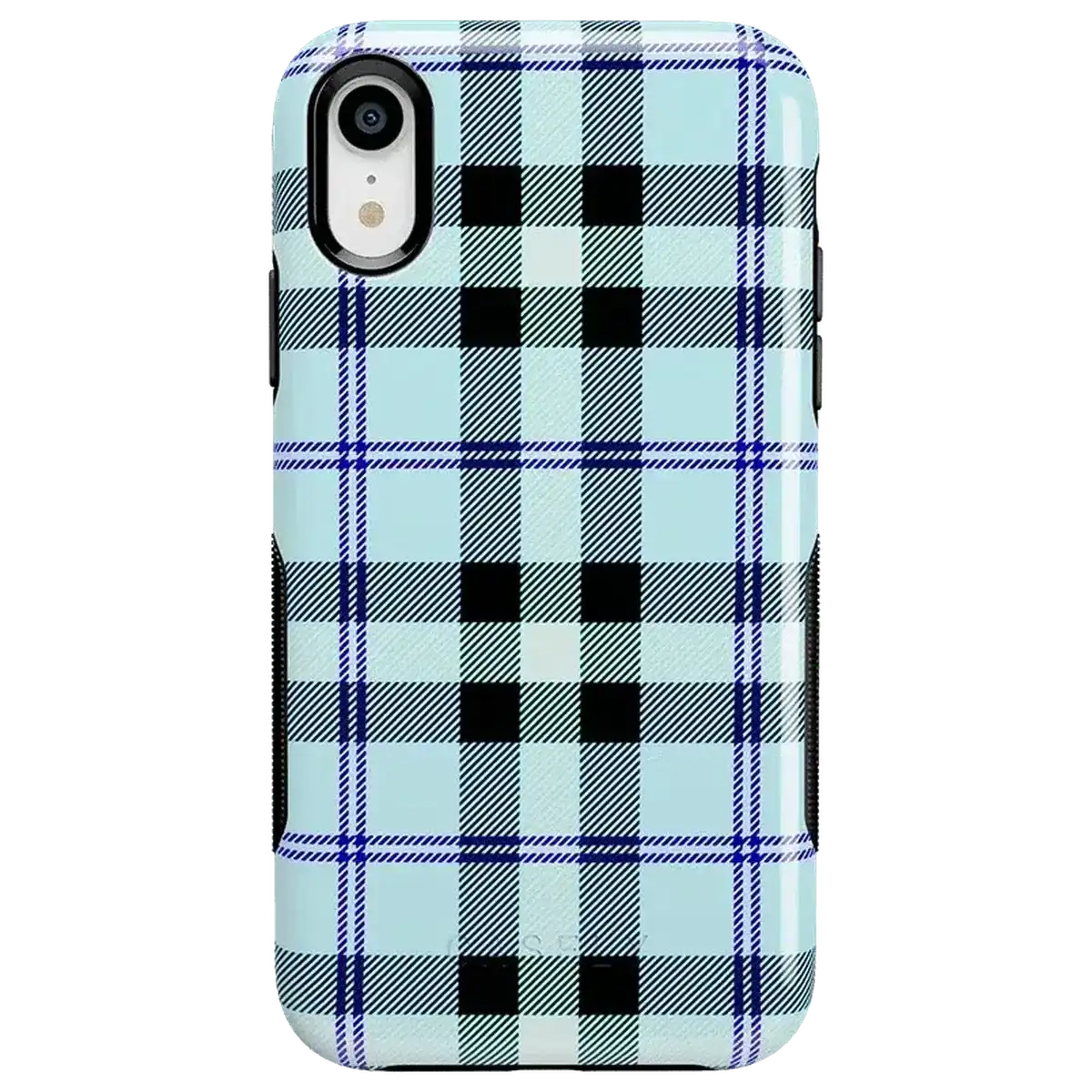 As if! | Light Blue Plaid Case