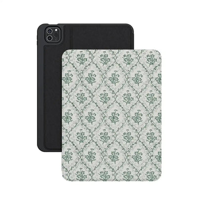Sage Tapestry | Floral Vines iPad Case