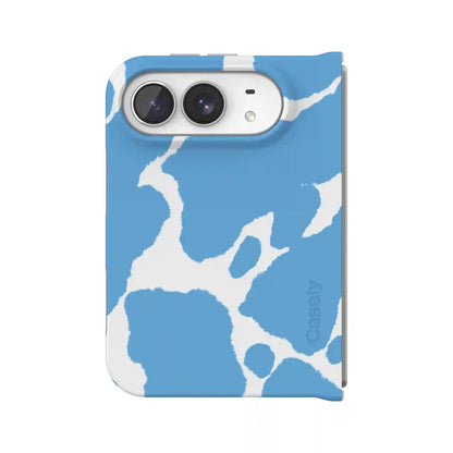 Current MOOd | Light Blue Cow Print Case