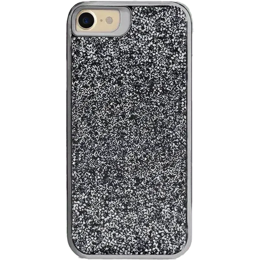 All That Glitter | Charcoal Silver Crystal Case