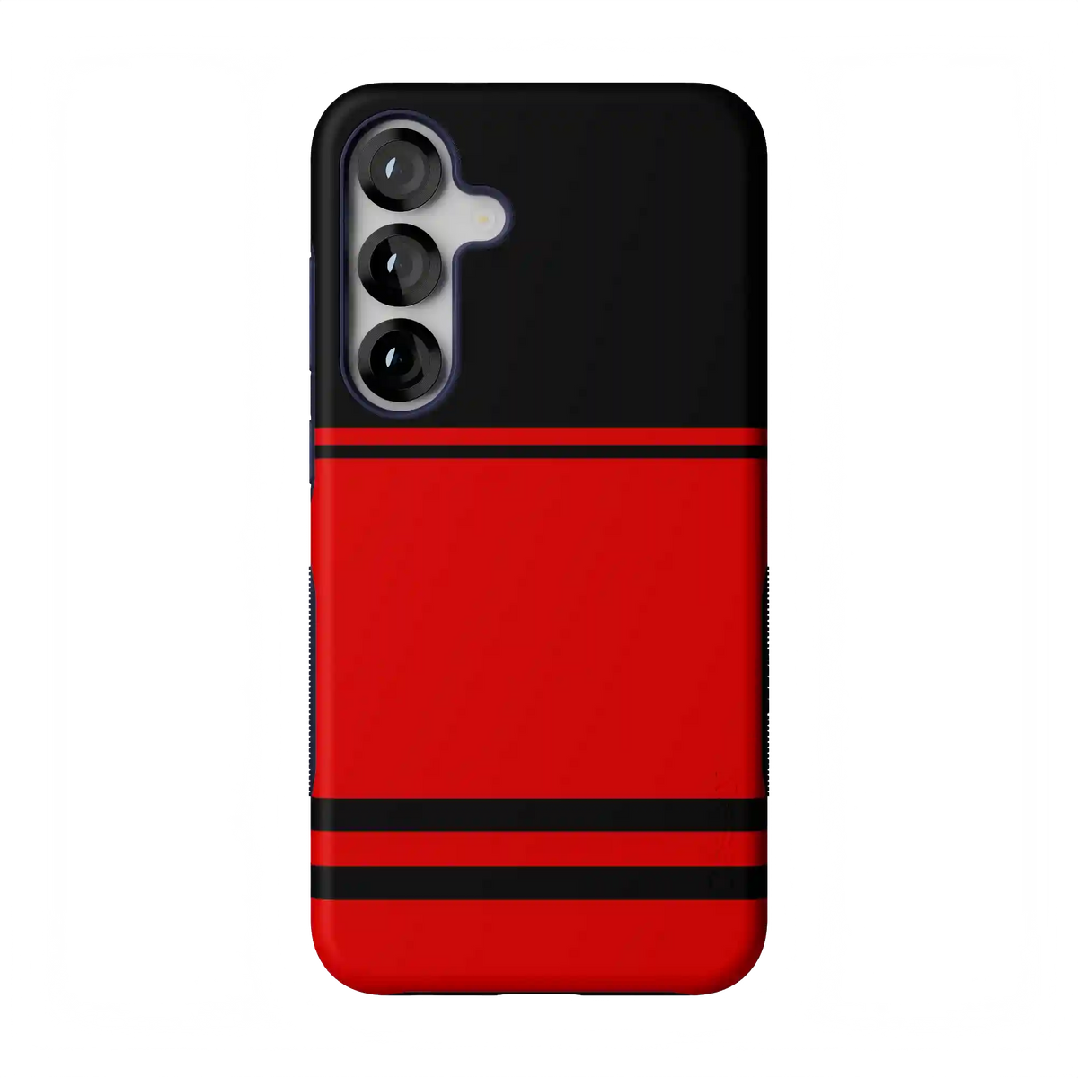Storm Warning | Black & Red Stripes Case