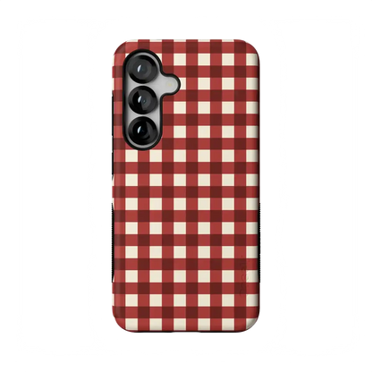 Checked Twice | Red Plaid Case