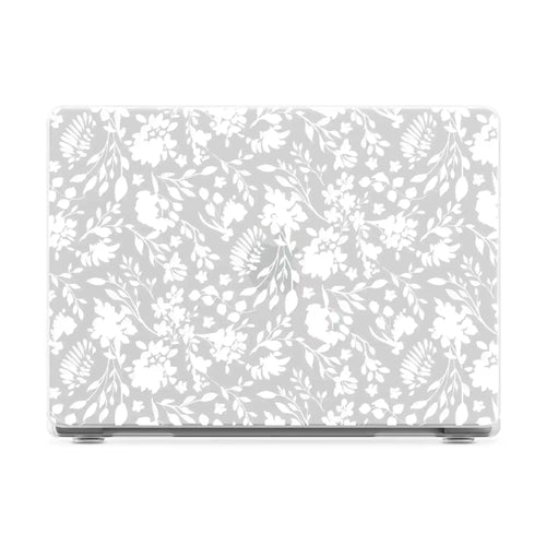 In the Grove | White Moody Monochrome Laptop Shell