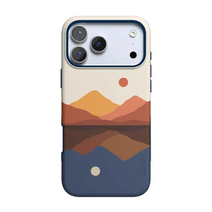 Opposites Attract | Day & Night Colorblock Mountains Case