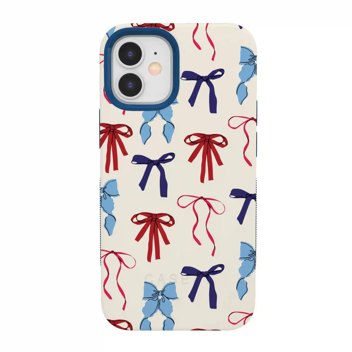 American Girlie | Red White & Blue Bows Case